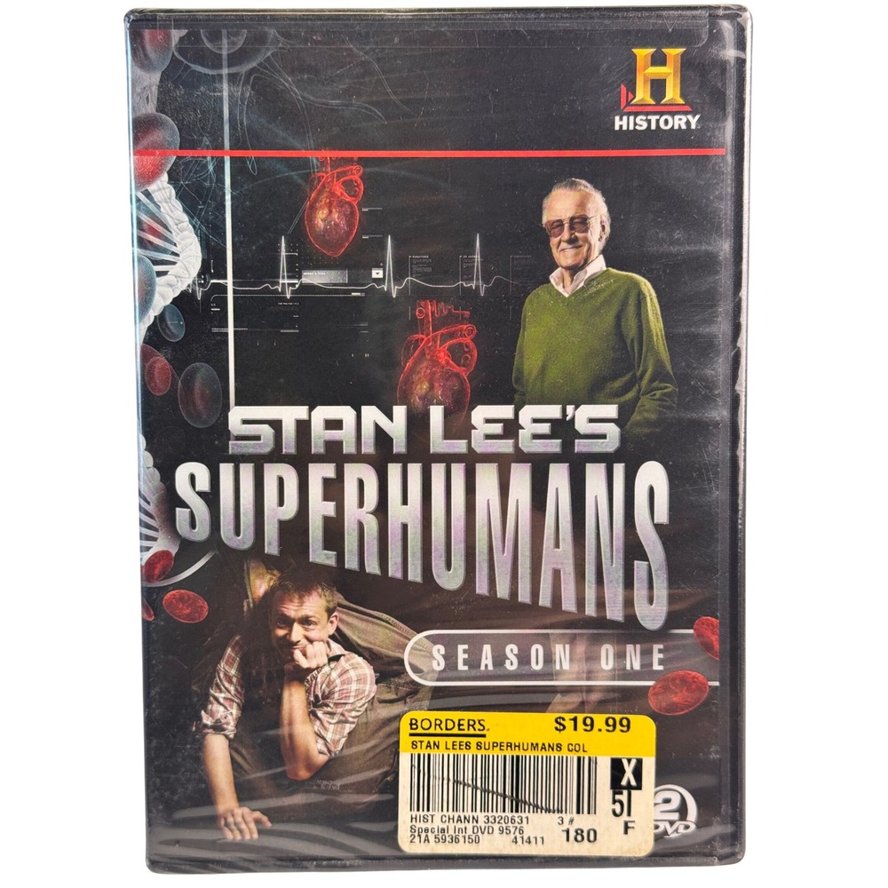 Stan Lee's Superhumans Season One DVD 2-Disc Set History Channel 2010 New Sealed
